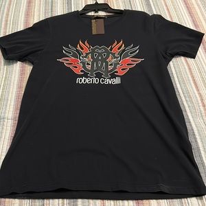 Black Roberto Cavalli Tshirt